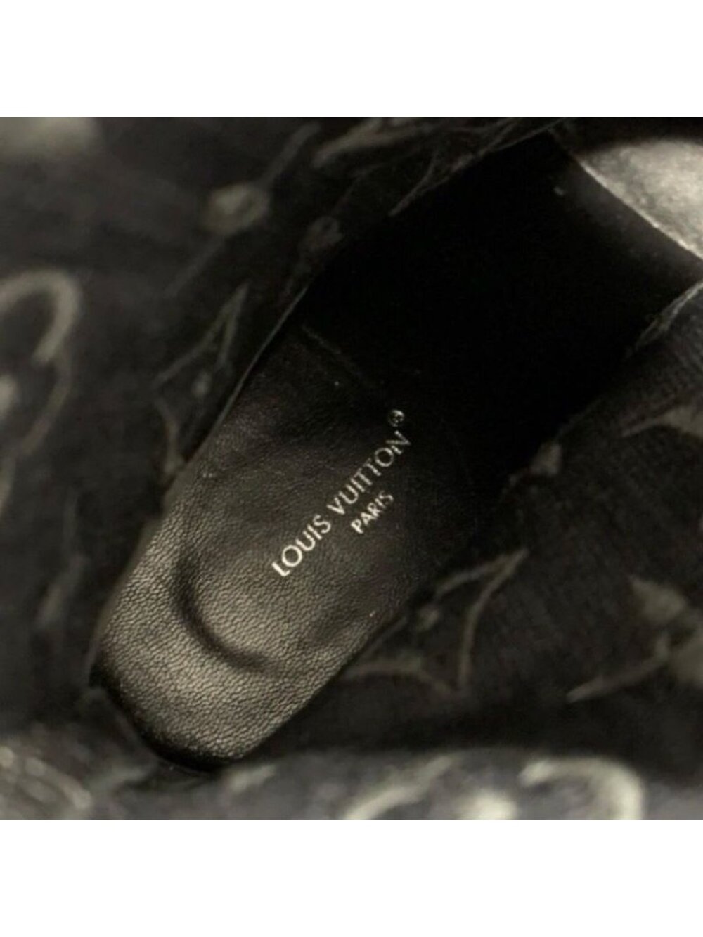 Louis Vuitton Silhouette Line Monogram Boots Short Shoes Fabric Leather - Picture 7 of 9